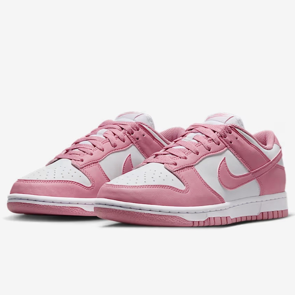 Nike Pink and White Dunk Low Next Nature